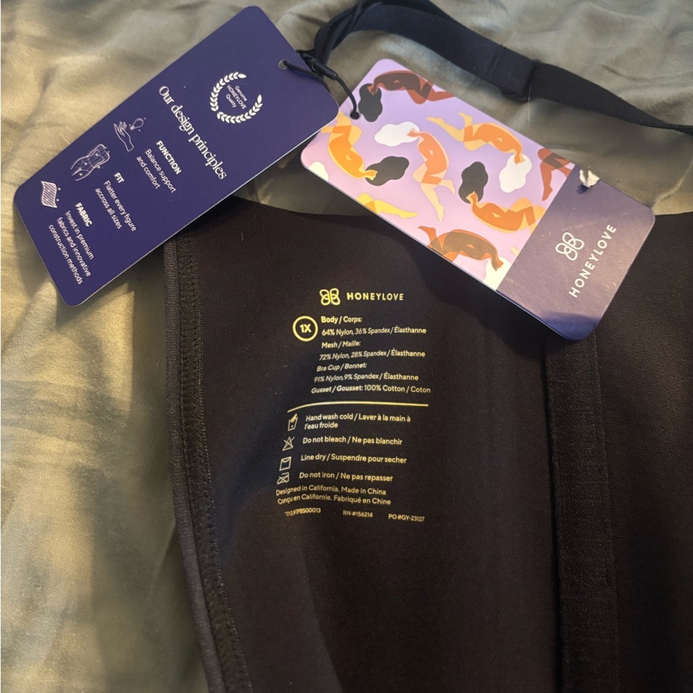 Honeylove “Runway” Mid Thigh Bodysuit NWT 1X - Picture 8 of 8